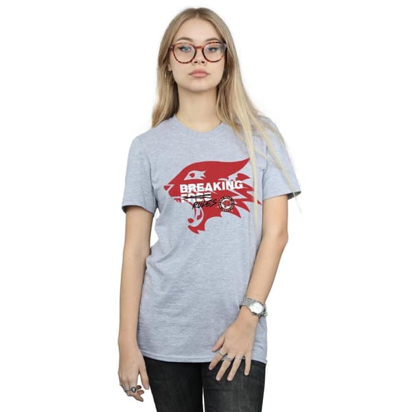 Disney Womens/Ladies High School Musical The Musical Breaking Rules Cotton Boyfriend T-Shirt