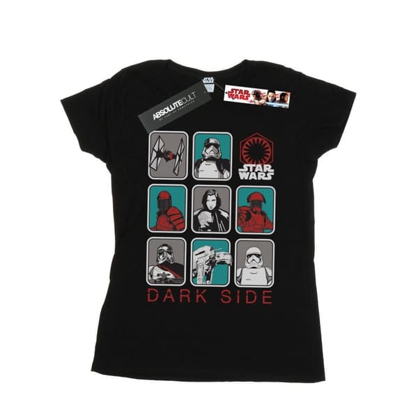 Star Wars Womens/Ladies The Last Jedi Dark Side Multi Character Cotton T-Shirt