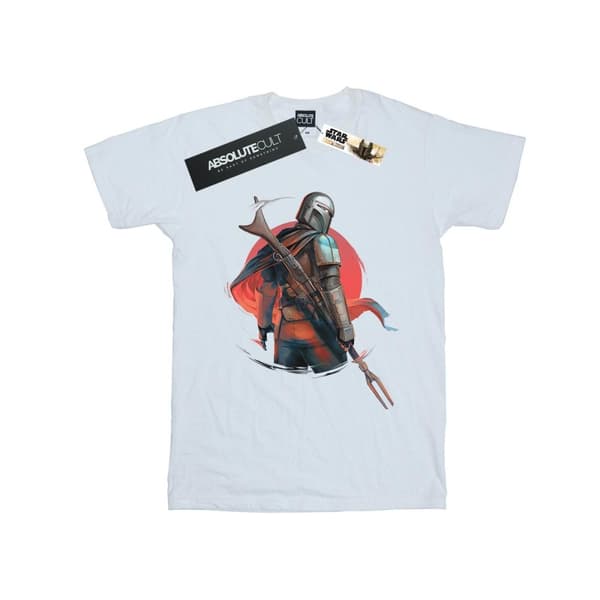 Star Wars Womens/Ladies The Mandalorian Blaster Rifles Cotton Boyfriend T-Shirt