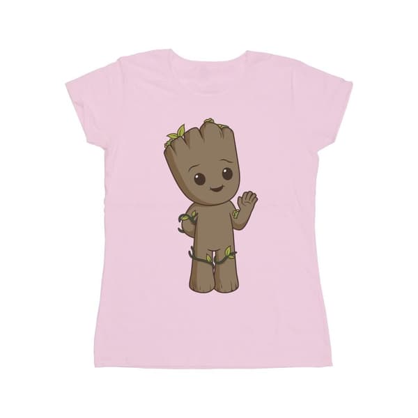 Marvel Dam/Tjej I Am Groot Söt Groot Bomulls-T-shirt