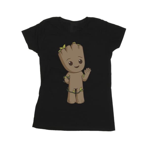 Marvel Dam/Tjej I Am Groot Söt Groot Bomulls-T-shirt