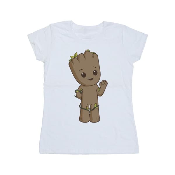 Marvel Dam/Tjej I Am Groot Söt Groot Bomulls-T-shirt