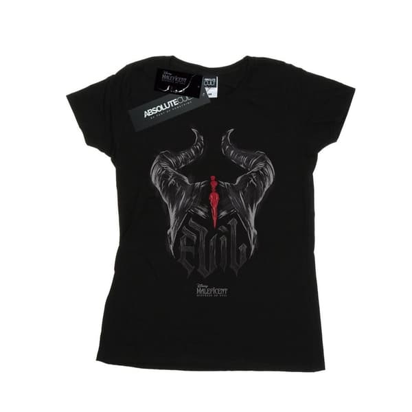 Disney Womens/Ladies Maleficent Mistress Of Evil Evil Horns Cotton T-Shirt