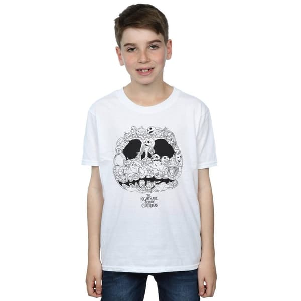 Disney Boys Nightmare Before Christmas Jack Skellington Jack-O-Lanterns T-Shirt