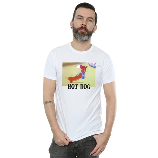 Tom And Jerry Hot Dog T-shirt til mænd