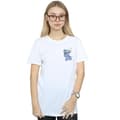 Miniatyrbillede 2 af 3: Disney Womens/Ladies Lilo And Stitch Stitch Backside Breast Print Cotton Boyfriend T-Shirt