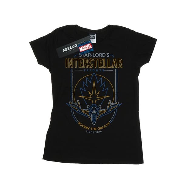 Marvel Dam/Tjej Guardians Of The Galaxy Interstellar Flights T-shirt i bomull
