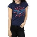 Pikkukuva 3 / 5: DC Comics Womens/Ladies Wonder Woman Warrior Shield Cotton T-Shirt