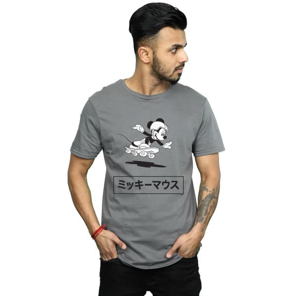 Disney Mens Mickey Mouse Skating T-Shirt