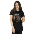 Pikkukuva 2 / 3: Disney Womens/Ladies The Lion King Movie Scar Poster Cotton Boyfriend T-Shirt