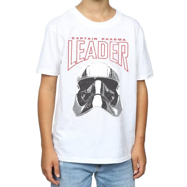 Star Wars Boys The Last Jedi Leader Helmet T-Shirt