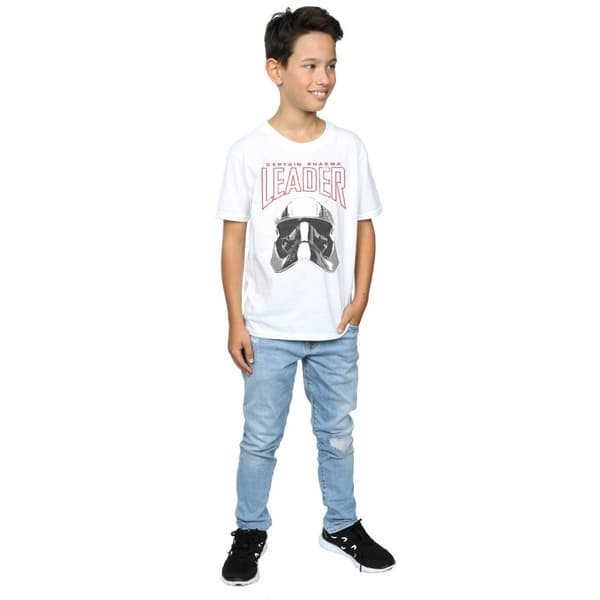 Star Wars Boys The Last Jedi Leader Helmet T-Shirt