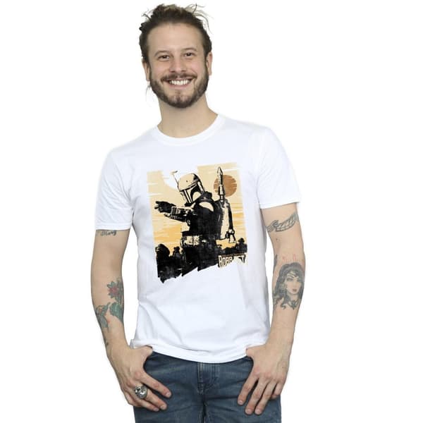 Star Wars Mens The Book Of Boba Fett Points T-Shirt