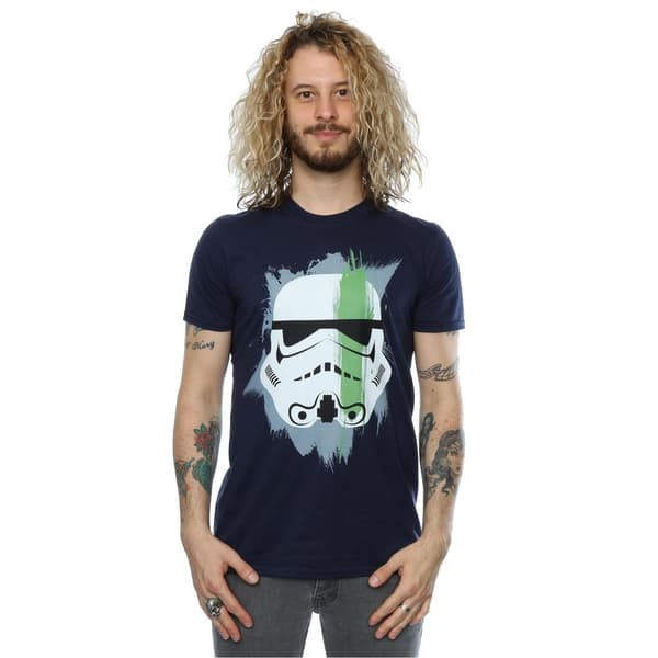 Star Wars Mens Stormtrooper Paint Stroke T-Shirt