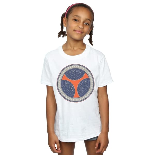 Marvel T-shirt i bomull för flickor Black Widow Movie Taskmaster Shield Poses
