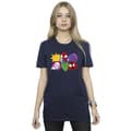 Miniatyrbild 2 av 4: Marvel Dam/Tjej Spidey And His Amazing Friends Faces Boyfriend-T-shirt i bomull