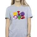 Miniatyrbild 3 av 4: Marvel Dam/Tjej Spidey And His Amazing Friends Faces Boyfriend-T-shirt i bomull