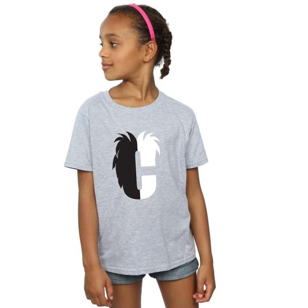 Disney Girls Alphabet C Is For Cruella De Vil Cotton T-Shirt