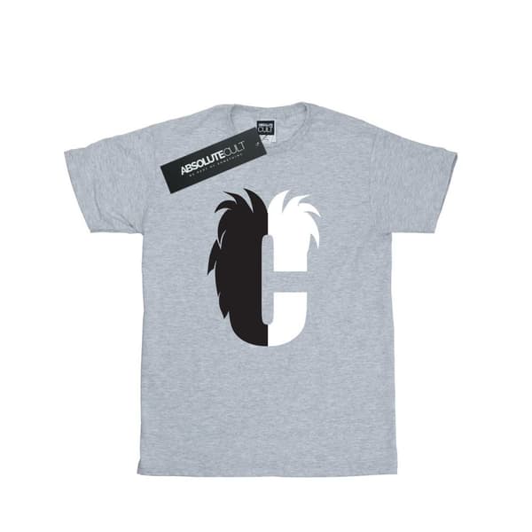 Disney Girls Alphabet C Is For Cruella De Vil Cotton T-Shirt