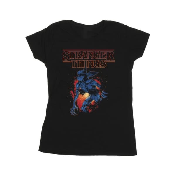 Netflix Womens/Ladies Stranger Things Demo Cave Cotton T-Shirt