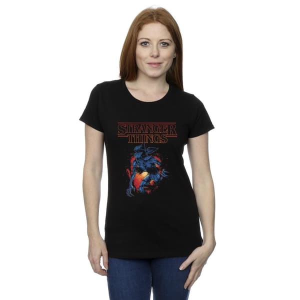 Netflix Womens/Ladies Stranger Things Demo Cave Cotton T-Shirt