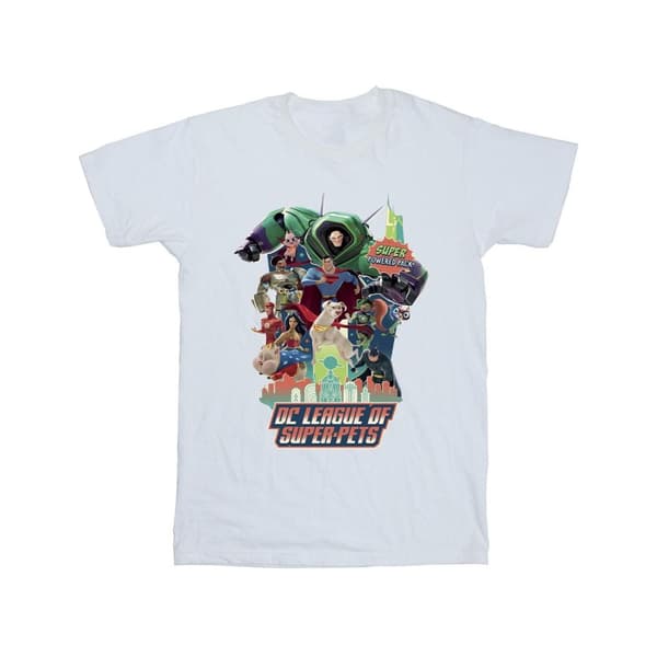 DC Comics Girls DC Comics DC League Of Super-Pets Super Powered Pack Cotton T-Shirt