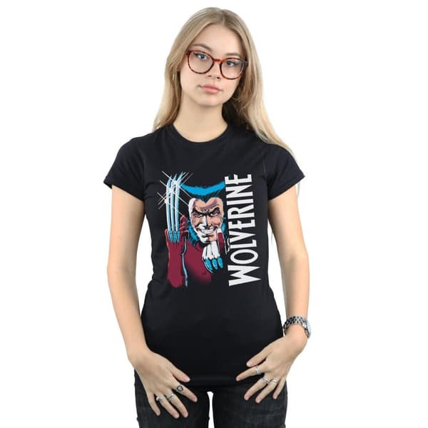 Marvel Womens/Ladies X-Men Wolverine Come Here Cotton T-Shirt
