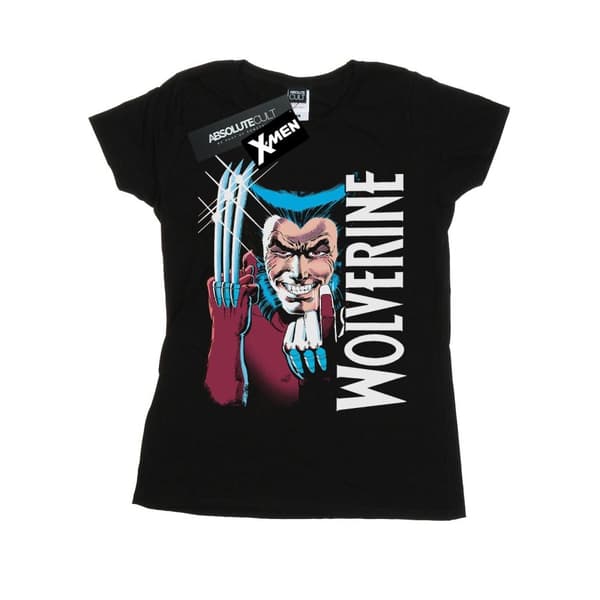 Marvel Womens/Ladies X-Men Wolverine Come Here Cotton T-Shirt