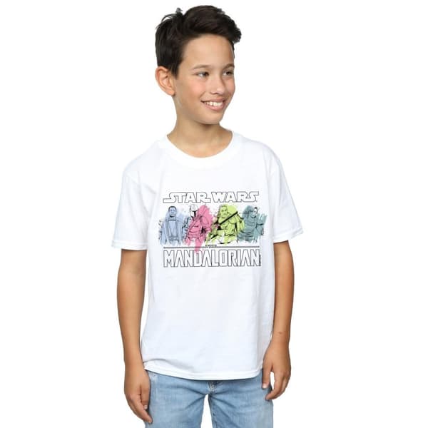 Star Wars Pojkar - The Mandalorian Character Pose T-shirt