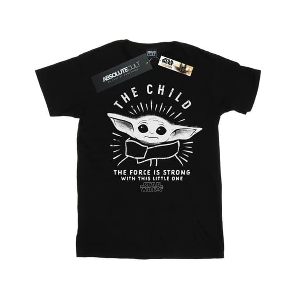 Star Wars Girls The Mandalorian The Child Force Cotton T-Shirt