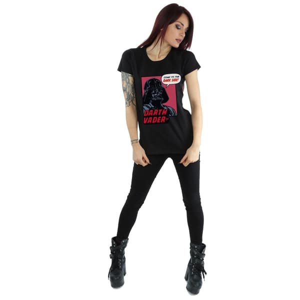 Star Wars Womens/Ladies Come To The Dark Side Cotton T-Shirt