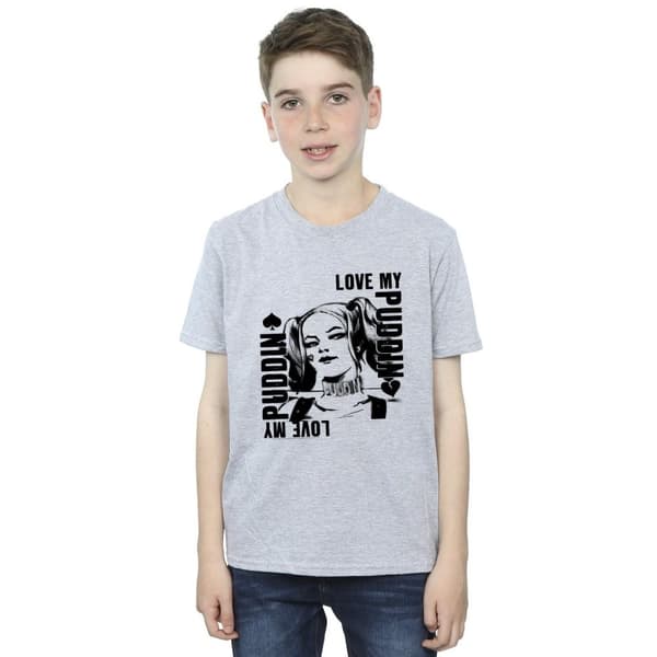 DC Comics Boys Suicide Squad Harley Love Puddin T-Shirt