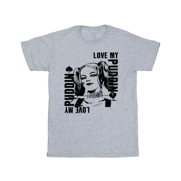 DC Comics Boys Suicide Squad Harley Love Puddin T-Shirt
