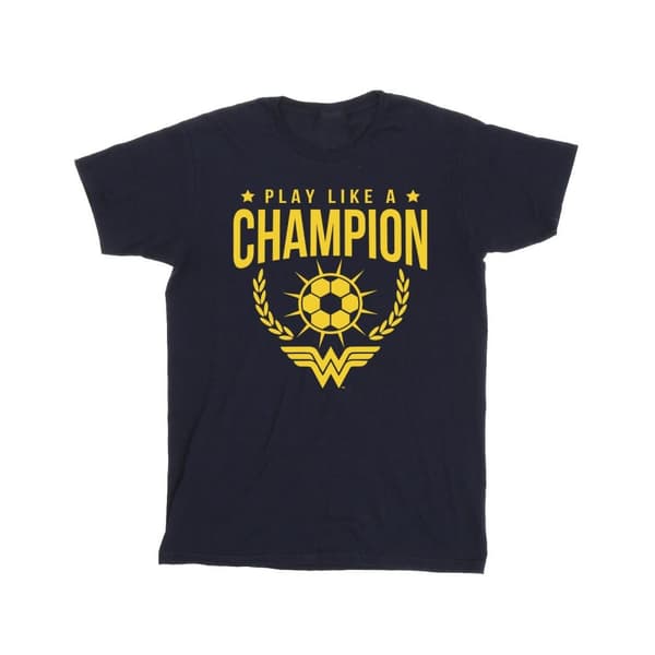 DC Comics Boys Wonder Woman Play Like A Champion T-Shirt
