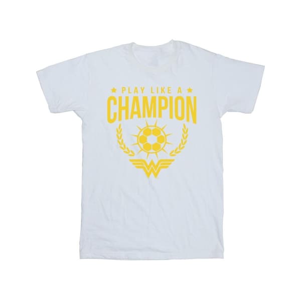 DC Comics Boys Wonder Woman Play Like A Champion T-Shirt
