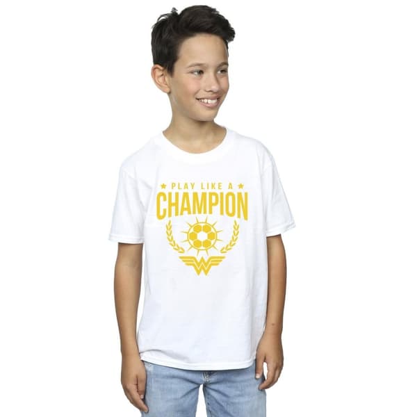 DC Comics Boys Wonder Woman Play Like A Champion T-Shirt