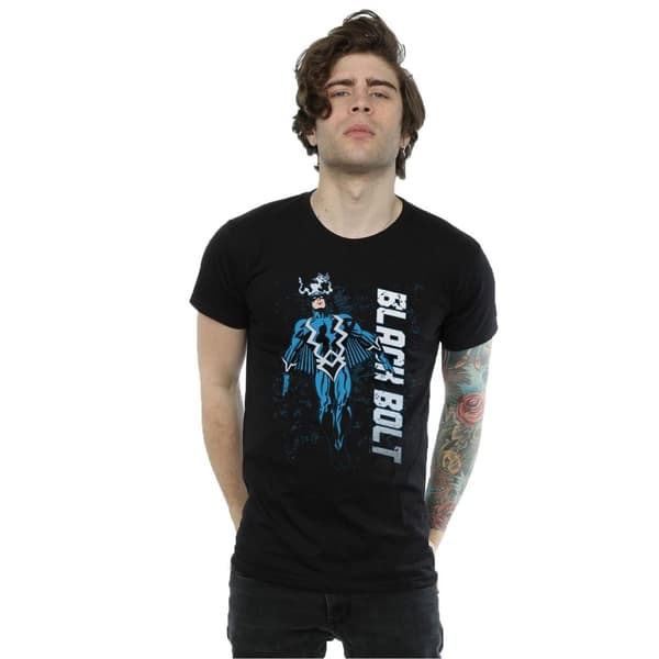 Marvel Mens Black Bolt T-Shirt