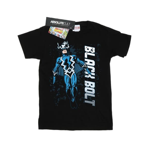 Marvel Mens Black Bolt T-Shirt