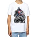 Miniatyrbild 3 av 5: Marvel Pojkar - Captain America - T-shirt med actionposer