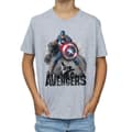 Miniatyrbild 3 av 5: Marvel Pojkar - Captain America - T-shirt med actionposer