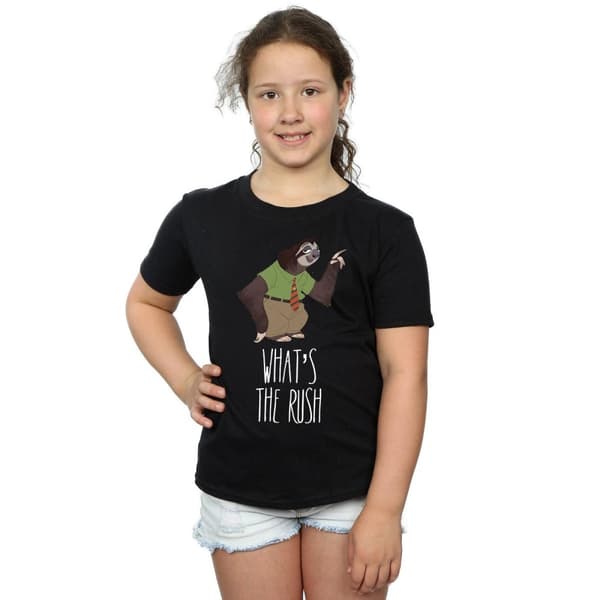 Disney Girls Zootropolis What´s The Rush Cotton T-Shirt