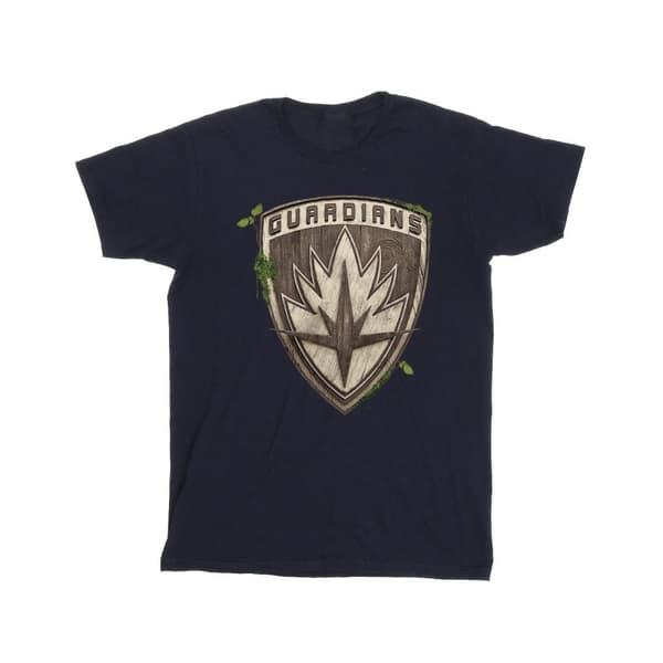 Marvel T-shirt i bomull med Groot-väktarens emblem för flickor