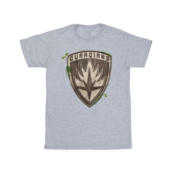 Marvel T-shirt i bomull med Groot-väktarens emblem för flickor