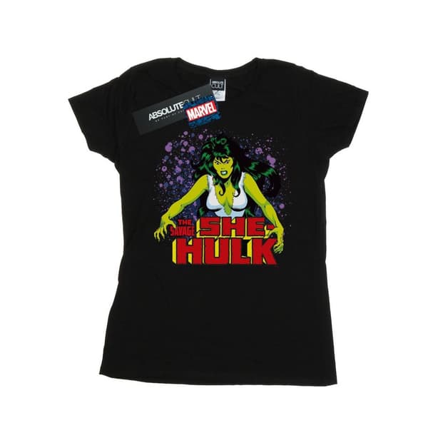Marvel Dam/Tjej The Savage She-Hulk T-shirt i bomull