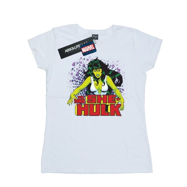 Marvel Dam/Tjej The Savage She-Hulk T-shirt i bomull