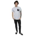 Miniatyrbilde 4 av 5: DC Comics Mens Justice League Movie Shield Faux Pocket T-Shirt