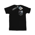 Miniatyrbilde 1 av 5: DC Comics Mens Justice League Movie Shield Faux Pocket T-Shirt
