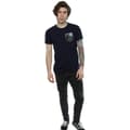 Miniatyrbilde 4 av 5: DC Comics Mens Justice League Movie Shield Faux Pocket T-Shirt