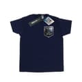 Miniatyrbilde 1 av 5: DC Comics Mens Justice League Movie Shield Faux Pocket T-Shirt