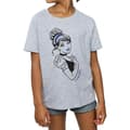 Miniatyrbillede 3 af 5: Disney Princess Girls Cinderella Glitter Cotton T-Shirt